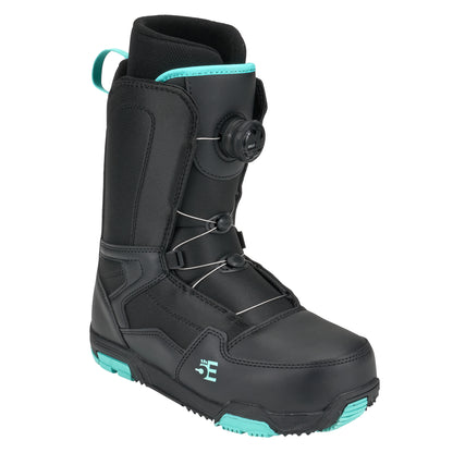 5th Element Storm ATOP Complete Womens Snowboard Package - White/Teal Black