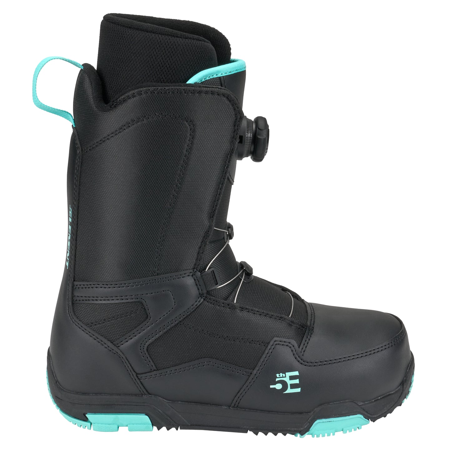 5th Element Storm ATOP Complete Womens Snowboard Package - White/Teal Black