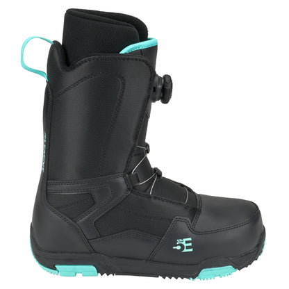 5th Element Storm ATOP Complete Womens Snowboard Package - White/Teal Black