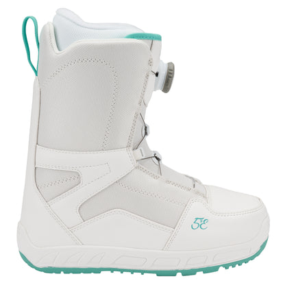 5th Element L2 Dial Womens Snowboard Boots - White/Teal