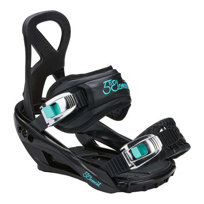 5th Element Mist L2 Dial Complete Snowboard Package - Black/Teal Black
