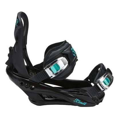 5th Element Mist Snowboard Package - Black/Teal