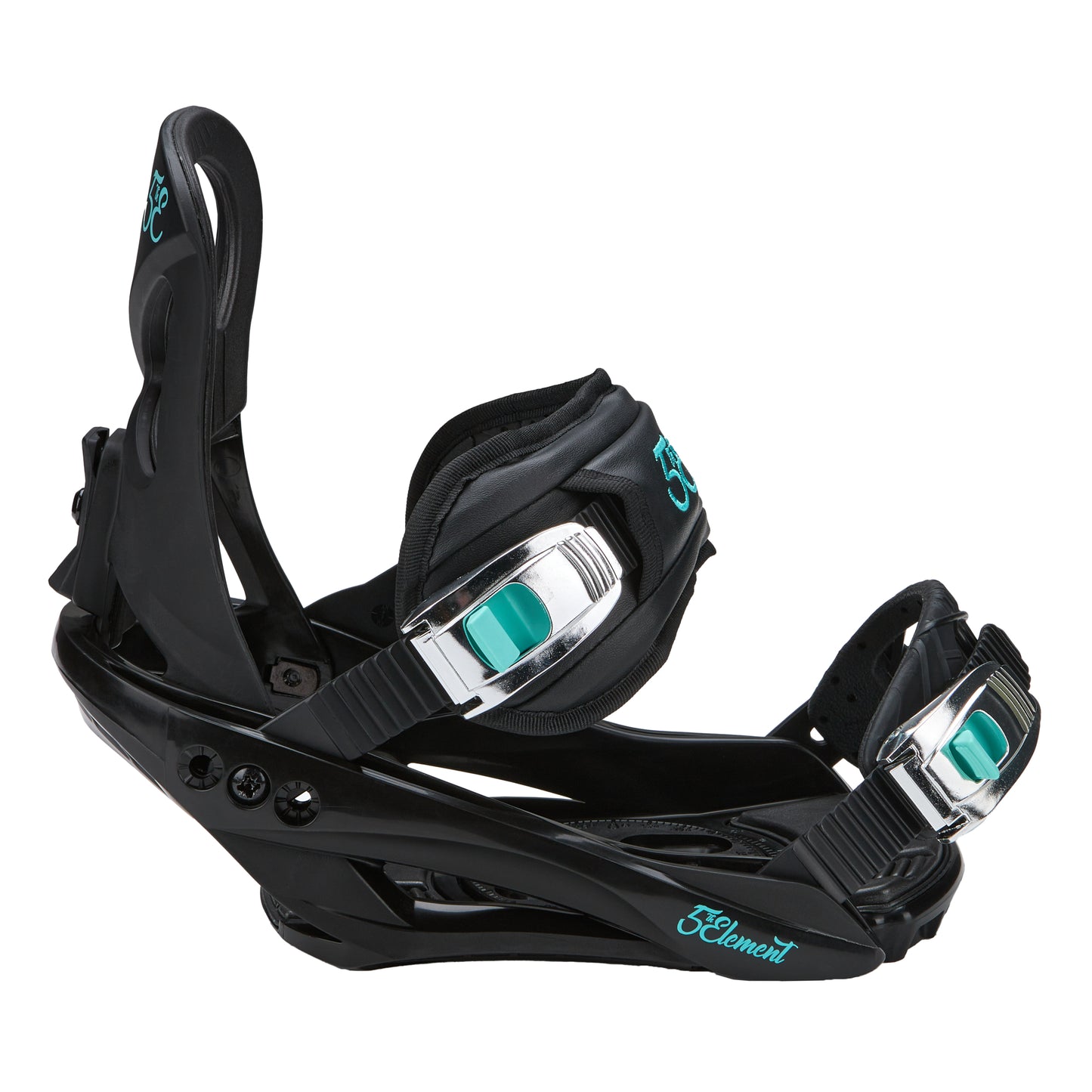 5th Element Afterglow Snowboard Package - Black/Teal