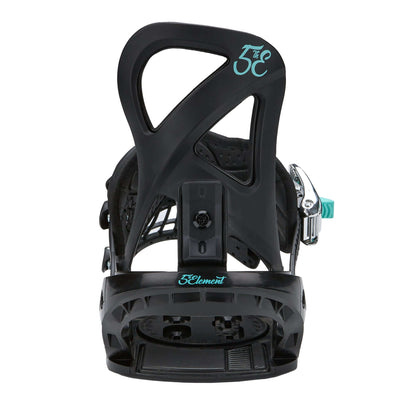 5th Element Mist Snowboard Package - Black/Teal
