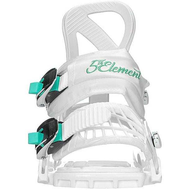 5th Element Mist Complete Snowboard Package - White/Teal White