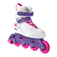 5th Element Lynx Retro Womens Inline Skate - White/Pink - 45 Degrees