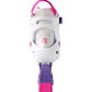 5th Element Lynx Retro Womens Inline Skate - White/Pink - Back