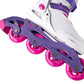 5th Element Lynx Retro Womens Inline Skate - White/Pink - Chassis