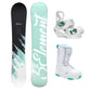 5th Element Mist L-2 ATOP Complete Snowboard Package - White/Teal White