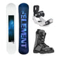 5th Element Nightfall ST-1 Complete Snowboard Package - White/Black Grey
