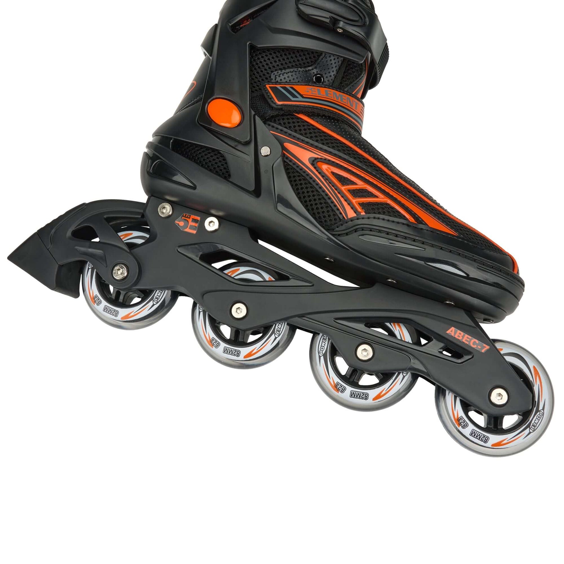 5th Element Panther Inline Skates - Black/Orange - Chassis