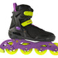 5th Element Panther Retro Inline Skates - Black/Purple - Side