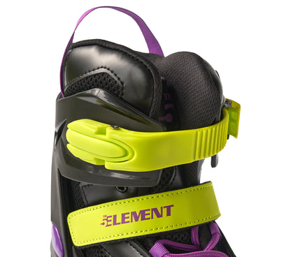 5th Element Panther Retro Inline Skates - Black/Purple - Cuff