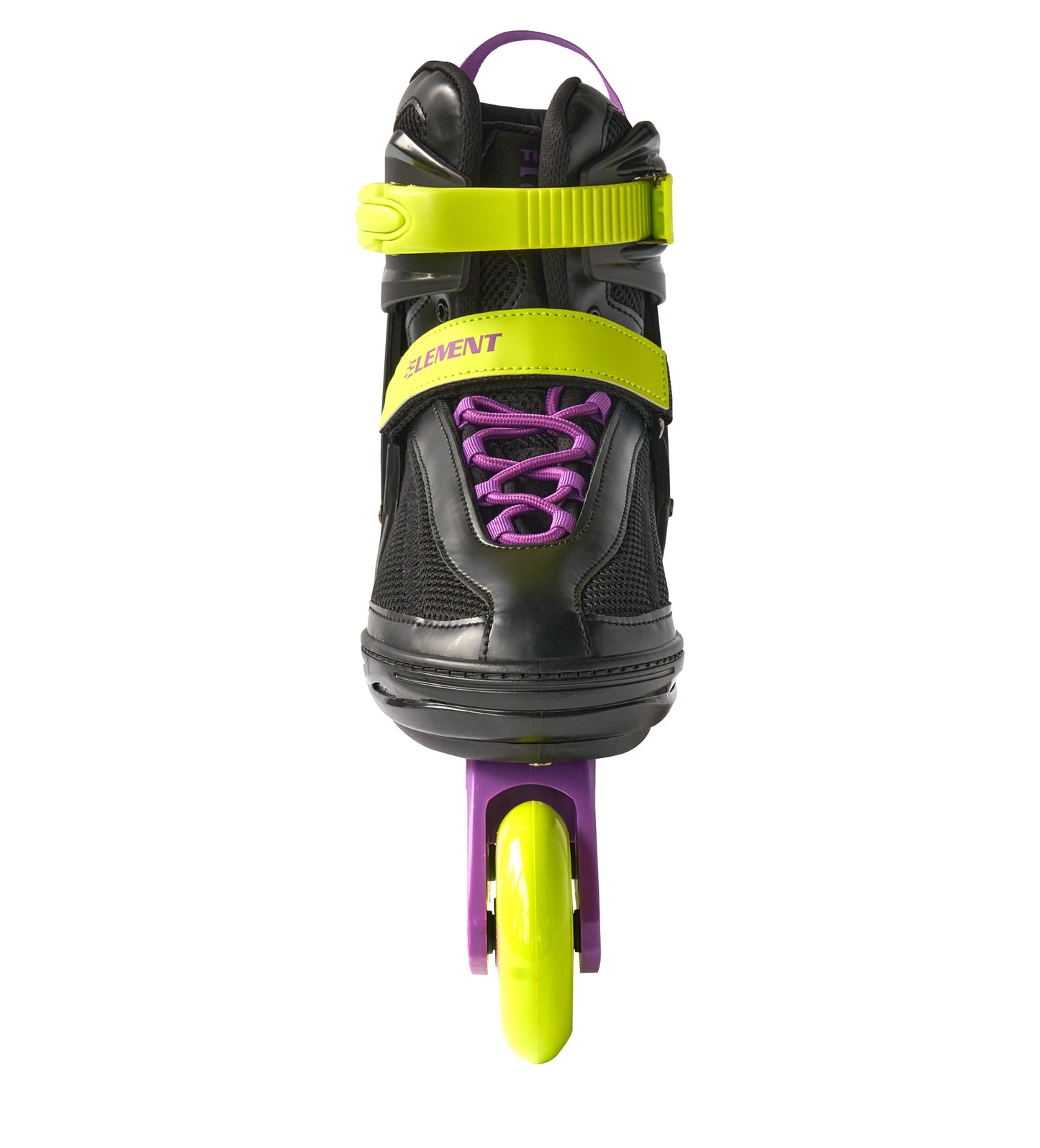 5th Element Panther Retro Inline Skates - Black/Purple - Front