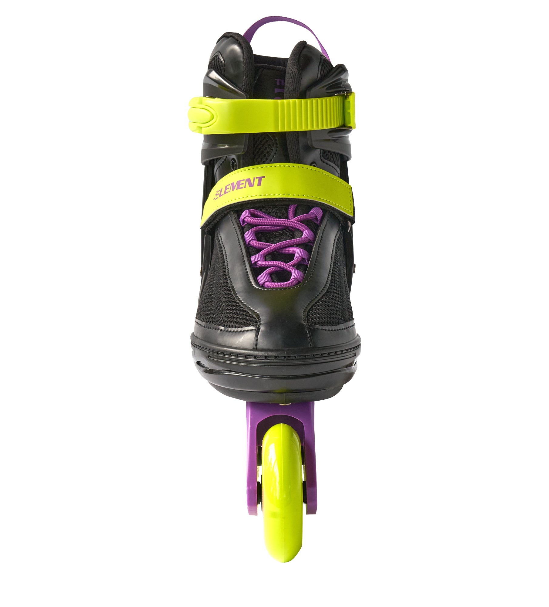 5th Element Panther Retro Inline Skates - Black/Purple - Front