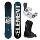 5th Element Range ST-1 Complete Snowboard Package - White/Grey Black