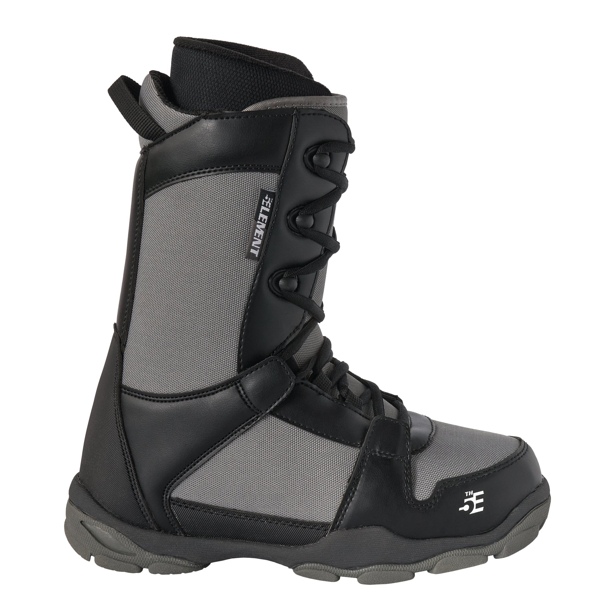 5th Element ST-1 Snowboard Boots Grey/Black - Side