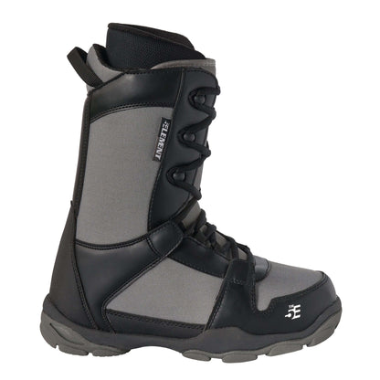 5th Element Nightfall ST-1 Complete Snowboard Package - White/Black Grey