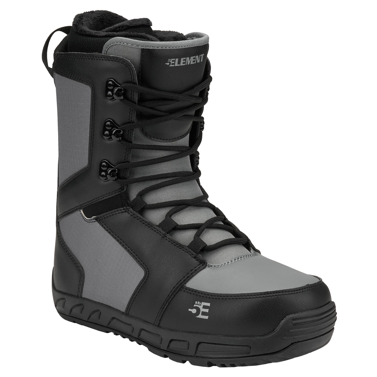 5th Element ST1 Mens Snowboard Boots - Grey Black
