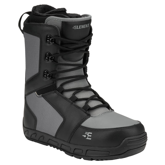 5th Element ST1 Mens Snowboard Boots - Grey Black