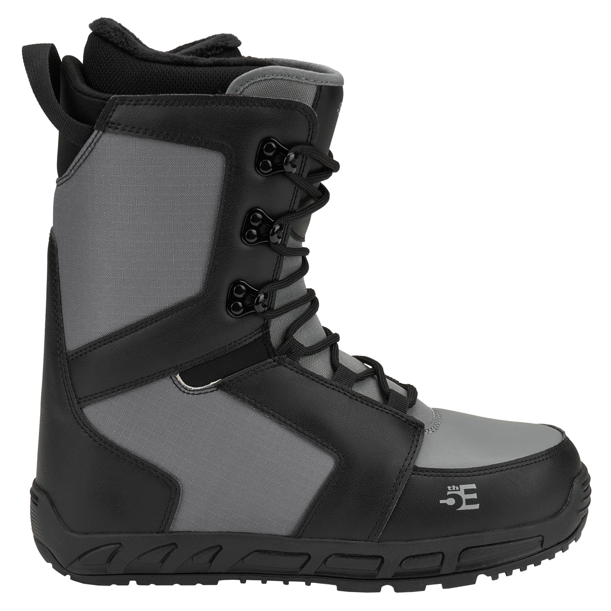 5th Element ST1 Mens Snowboard Boots - Grey Black