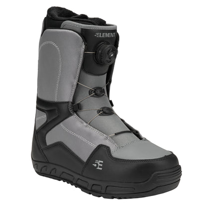 5th Element ST2 Dial Mens Snowboard Boots - Grey Black