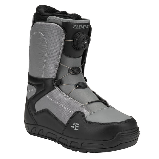 5th Element ST2 Dial Mens Snowboard Boots - Grey Black