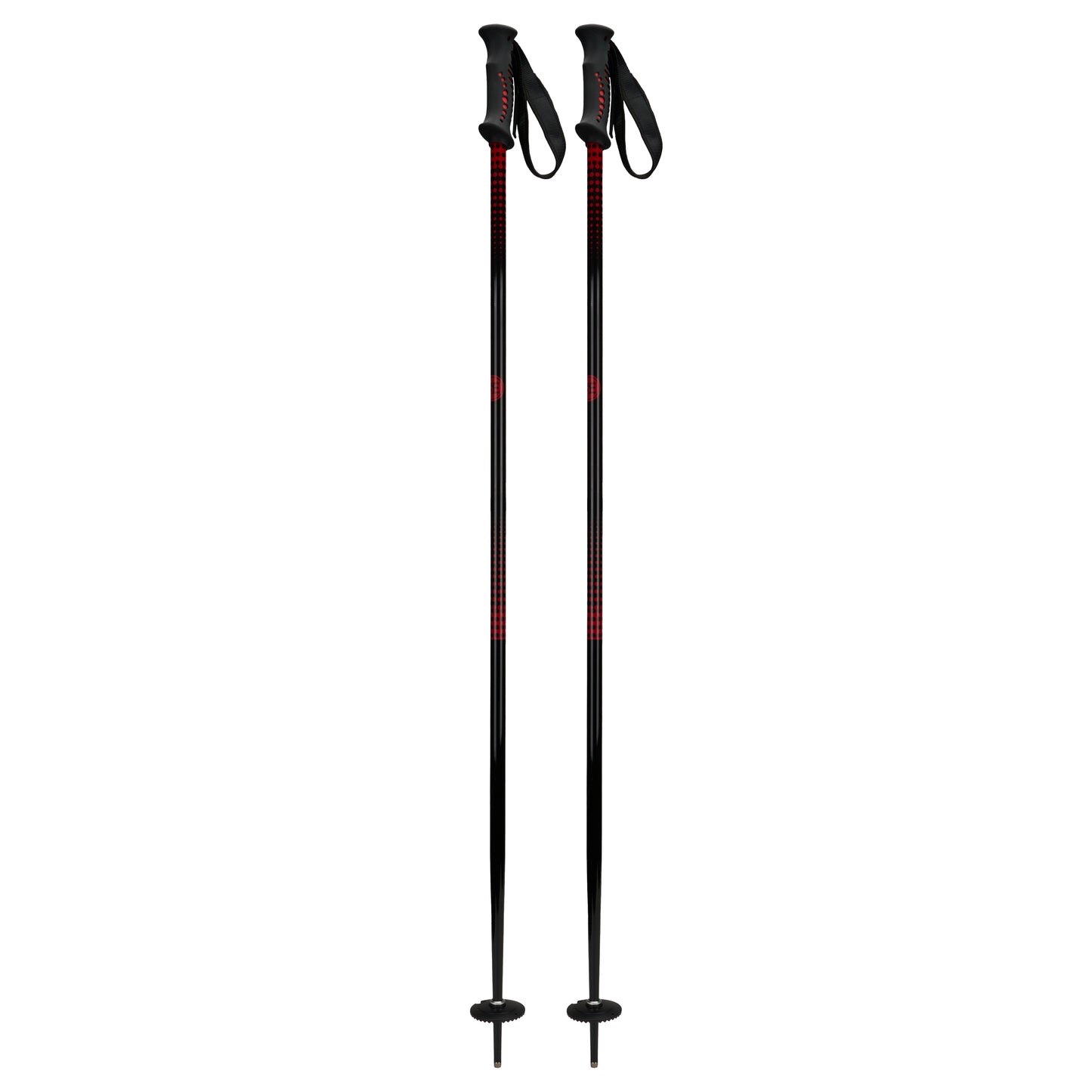 5th Element Shadow Ski Poles - Black/Red