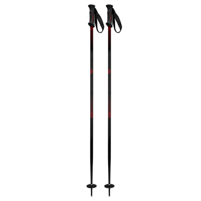 5th Element Shadow Ski Poles - Black/Red