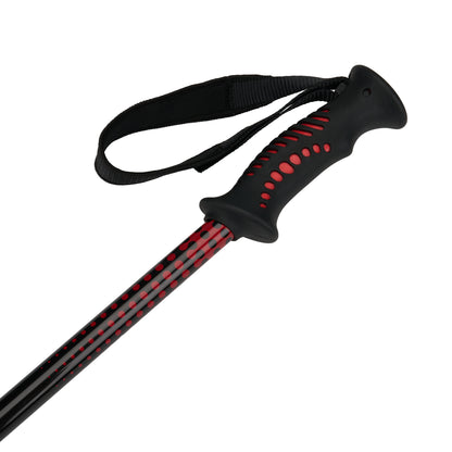 5th Element Shadow Ski Poles - Black/Red