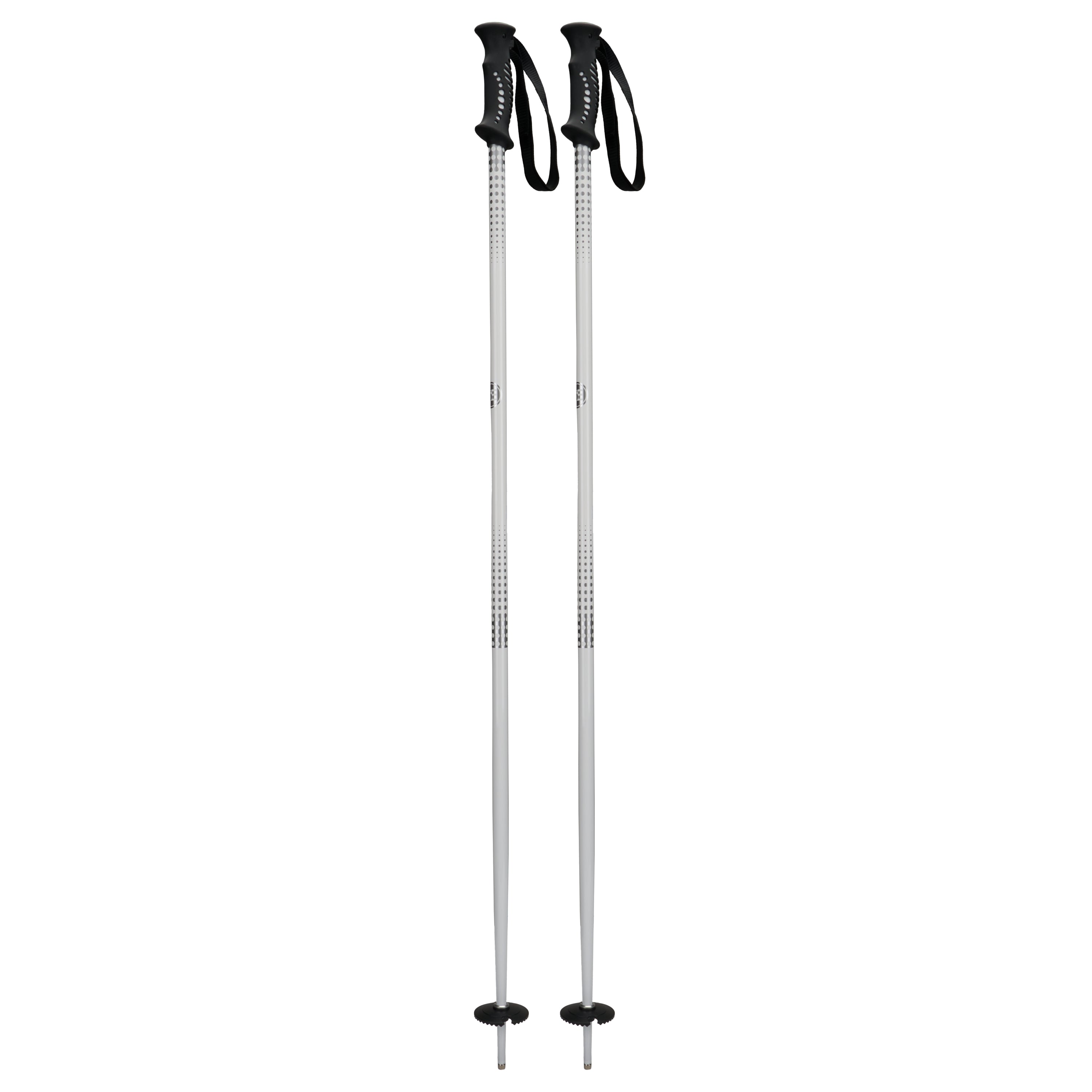 5th Element Shadow Ski Poles - White/Silver – 5th Element Gear