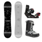 5th Element Shock ST-2 ATOP Complete Snowboard Package - Black/Red Grey