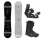 5th Element Shock ST-2 ATOP Complete Snowboard Package - Black/Silver Black