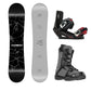 5th Element Shock ST-1 Complete Snowboard Package - Black/Red Grey