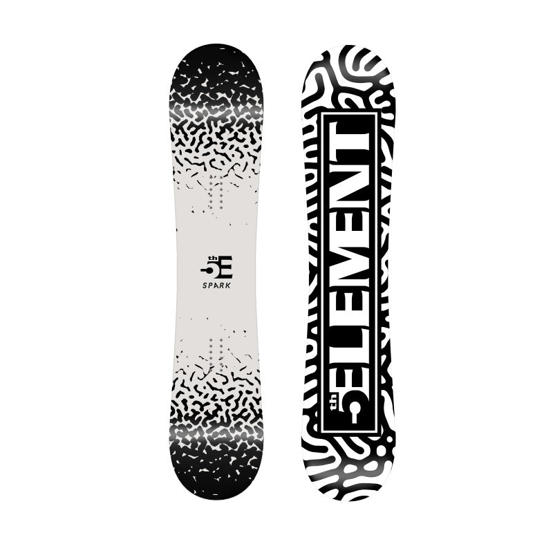 5th Element Spark Snowboard Package - Black