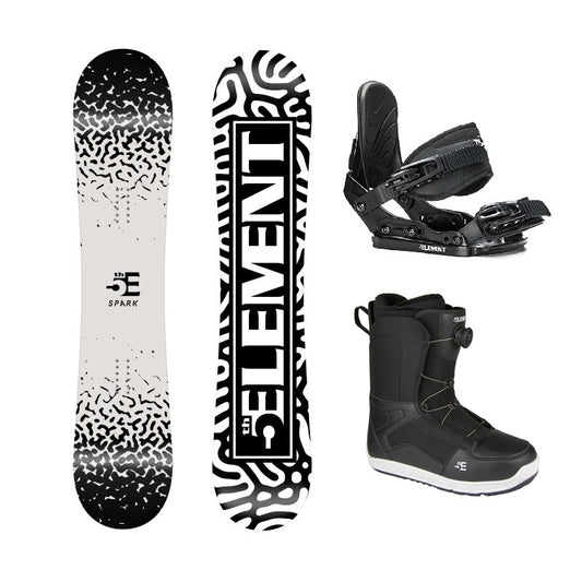 5th Element Spark ST1 Kids Dial Complete Kids Snowboard Package