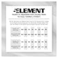 5th Element Stealth Adjustable Kids Skates Blue/Black - Size chart