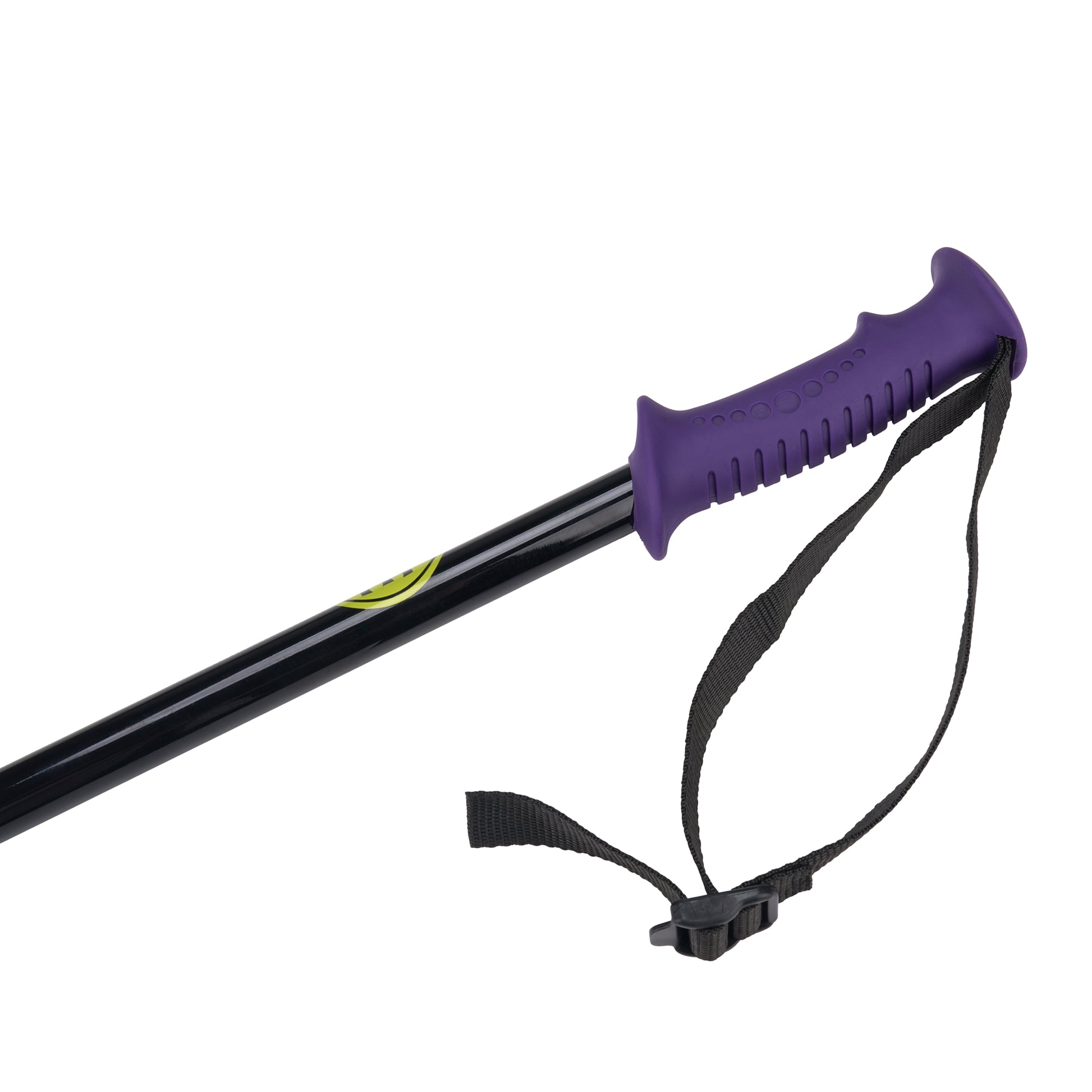 5th Element 2 Stealth Retro Ski Poles - Black/Purple - Grip