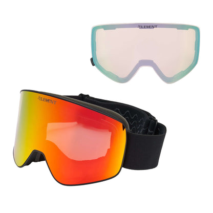 5th Element Stealth Flat Mag Goggle - With Lens