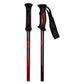 5th Element Stealth Ski Poles - Black/Red