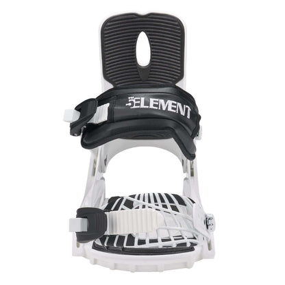 5th Element Nightfall ST-1 Complete Snowboard Package - White/Black Grey