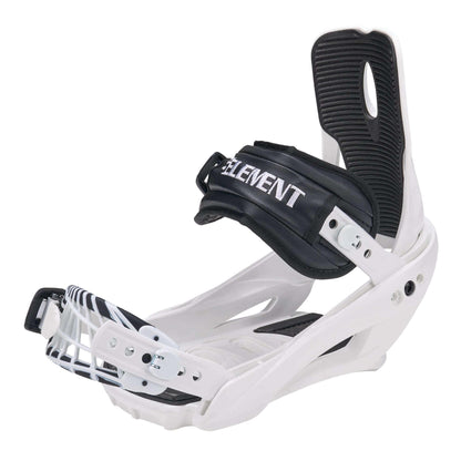 5th Element Nightfall ST-1 Complete Snowboard Package - White/Black Grey