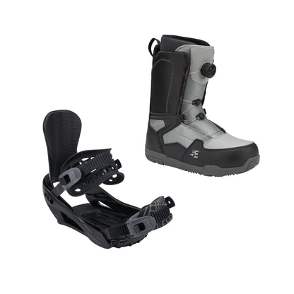 5th Element ST-2 ATOP Boot and Summit Binding Package - Black Grey Black