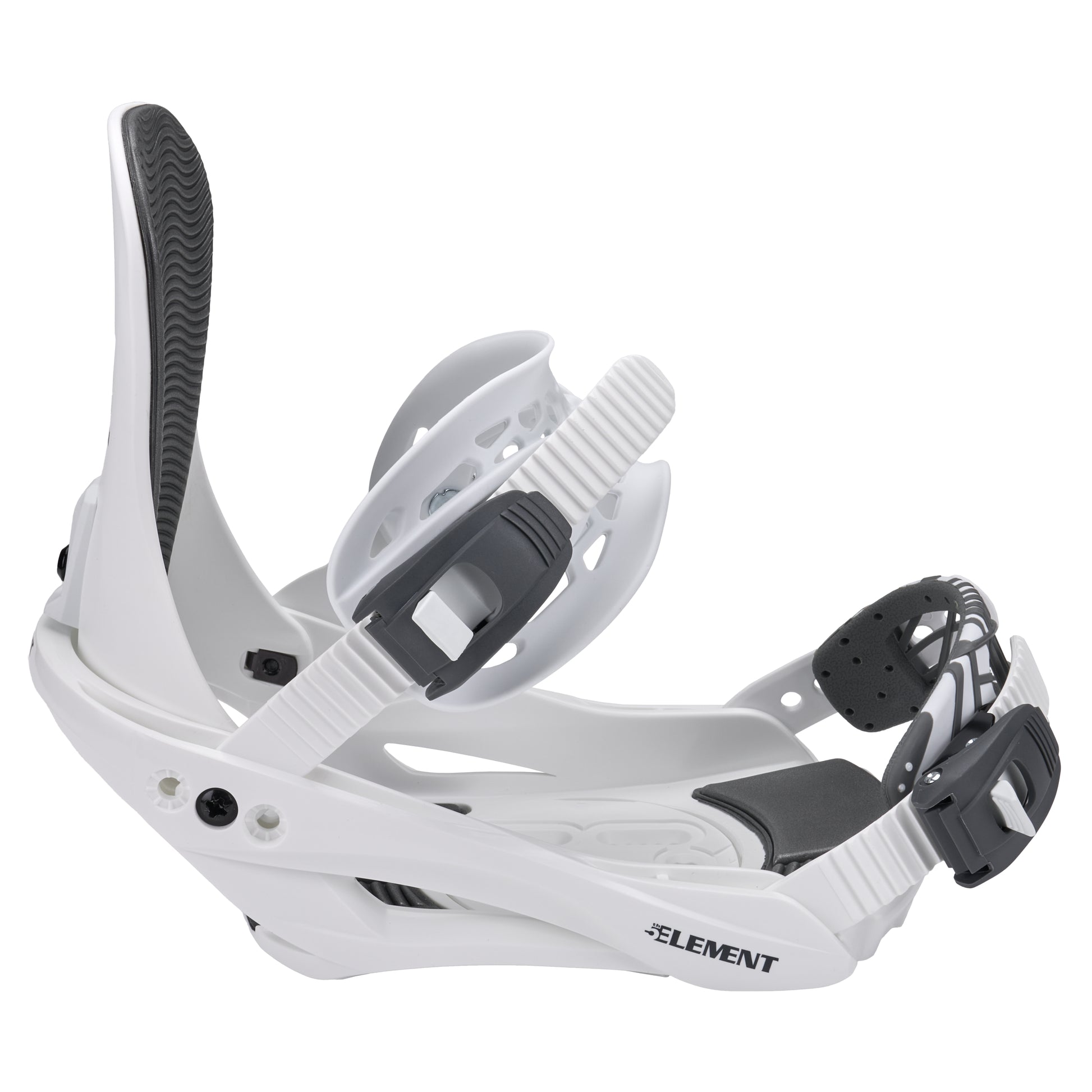 5th Element Range Snowboard Package - White/Grey