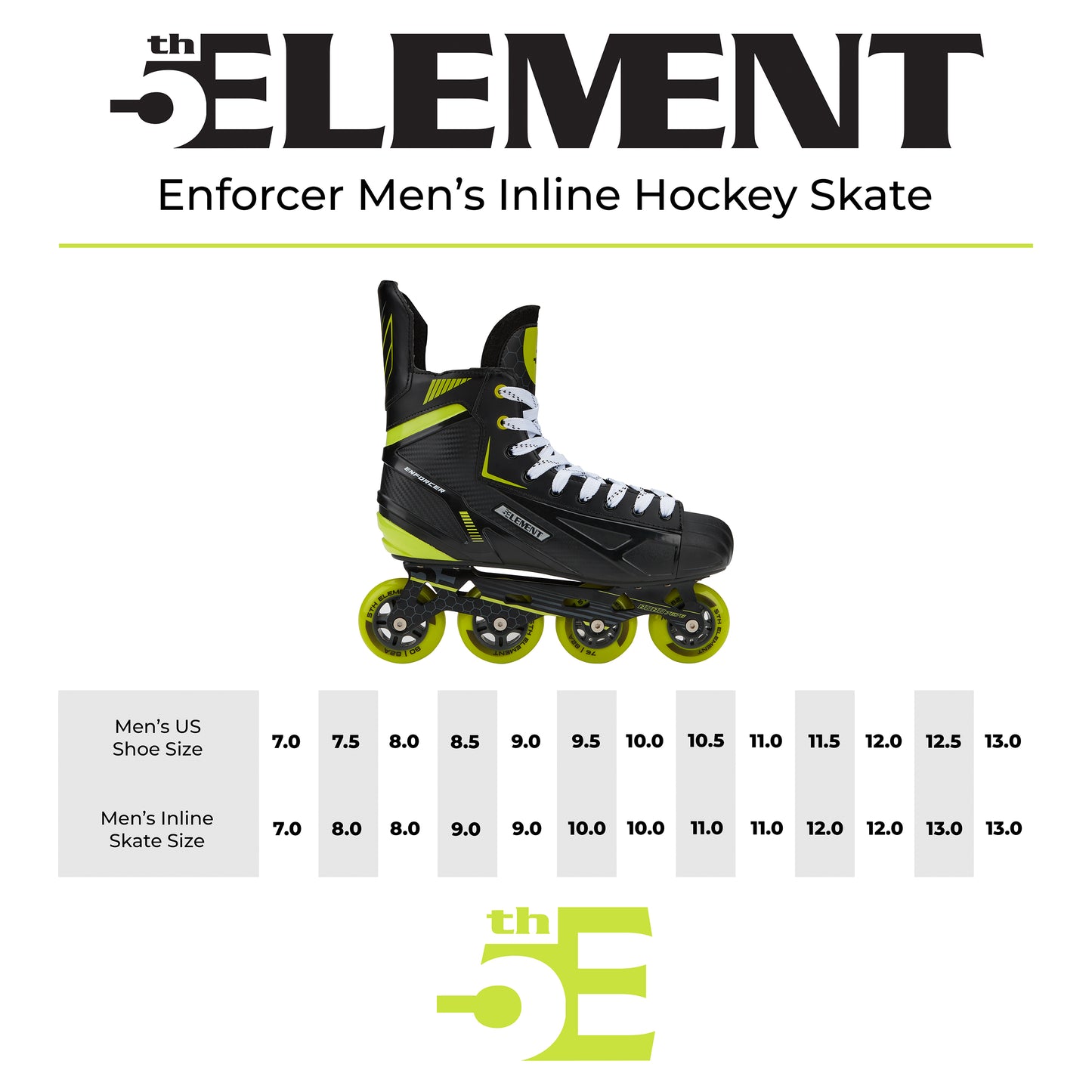5th Element Enforcer Inline Hockey Skates