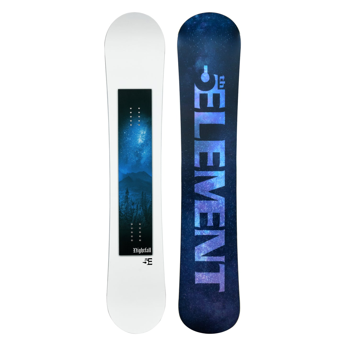 5th Element Nightfall Snowboard Package - White/Black