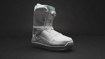 5th Element L2 Dial Womens Snowboard Boots - White/Teal