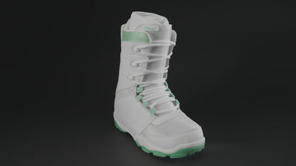 5th Element L-1 Womens Boots - White/Teal