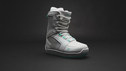 5th Element L1 Womens Snowboard Boots - White/Teal