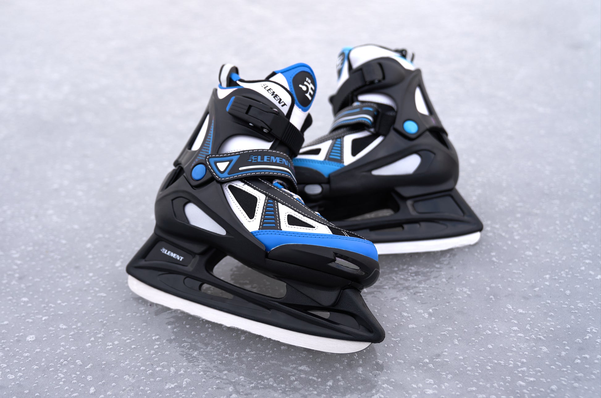 5th Element Stealth Adjustable Kids Skates Blue/Black - On ice